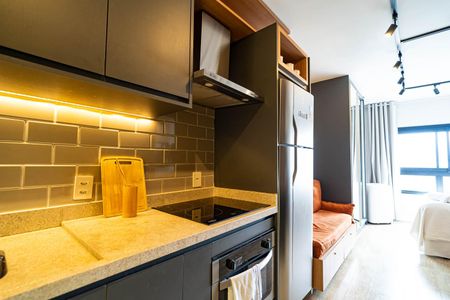 Studio para alugar com 24m², 1 quarto e sem vagaCozinha