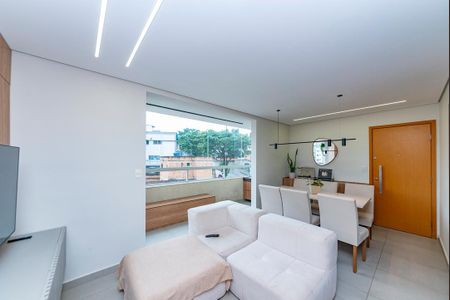 Sala de apartamento à venda com 2 quartos, 80m² em Salgado Filho, Belo Horizonte