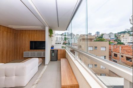 Varanda da Sala de apartamento à venda com 2 quartos, 80m² em Salgado Filho, Belo Horizonte