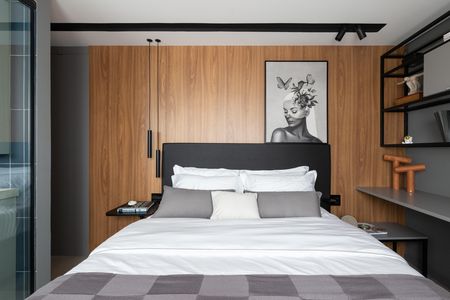 Apartamento à venda com 69m², 1 quarto e 1 vagaQuarto