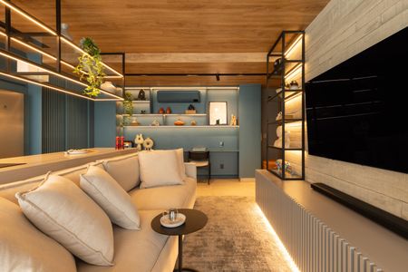 Apartamento à venda com 69m², 1 quarto e 1 vagaSala