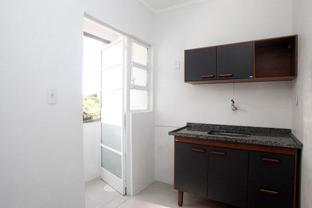 Cozinha + Área de Serviço de apartamento para alugar com 1 quarto, 38m² em Centro Histórico, Porto Alegre