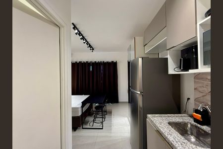 Studio para alugar com 24m², 1 quarto e sem vagaCozinha 