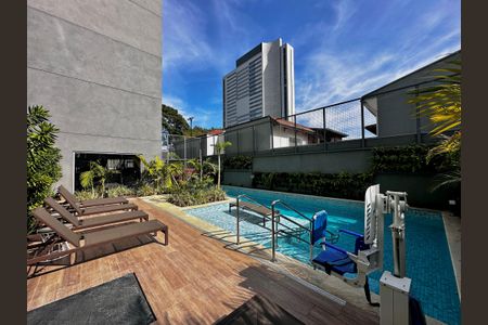 Studio para alugar com 24m², 1 quarto e sem vagaPiscina 