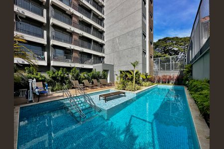 Studio para alugar com 24m², 1 quarto e sem vagaPiscina 