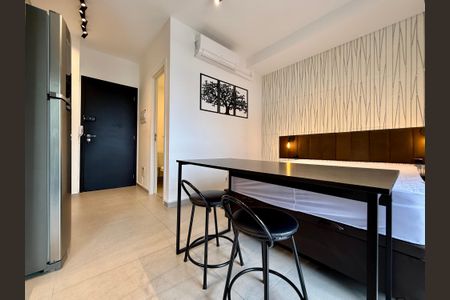 Studio para alugar com 24m², 1 quarto e sem vagaQuarto