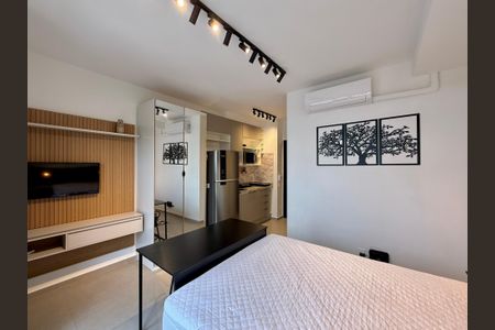 Studio para alugar com 24m², 1 quarto e sem vagaQuarto
