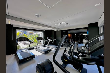 Studio para alugar com 24m², 1 quarto e sem vagaAcademia