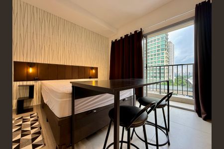 Studio para alugar com 24m², 1 quarto e sem vagaQuarto