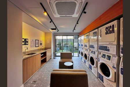 Studio para alugar com 24m², 1 quarto e sem vagaLavanderia 