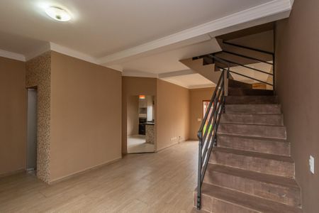 Sala de Estar/Jantar  de casa de condomínio para alugar com 3 quartos, 125m² em Residencial Real Park Sumaré, Sumaré