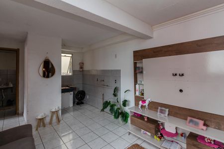 Sala/Cozinha de apartamento à venda com 2 quartos, 55m² em Camaquã, Porto Alegre