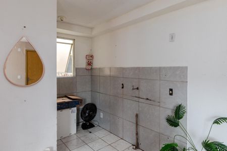 Sala/Cozinha de apartamento à venda com 2 quartos, 55m² em Camaquã, Porto Alegre