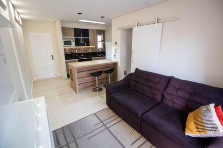 Sala de apartamento à venda com 1 quarto, 49m² em Cambuí, Campinas