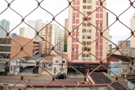 VISTA DA SACADA de apartamento à venda com 1 quarto, 49m² em Cambuí, Campinas