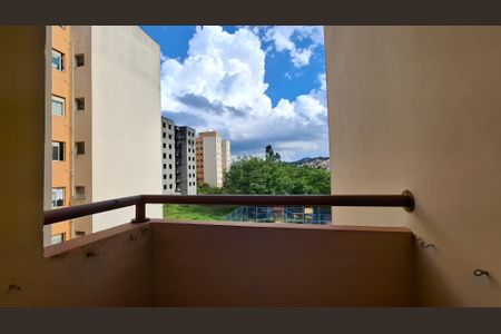 Varanda da Sala de apartamento para alugar com 2 quartos, 56m² em Parque Sao Vicente, Santo André