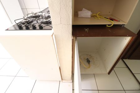 Sala/Cozinha de casa para alugar com 2 quartos, 42m² em Bom Jesus, Uberlândia