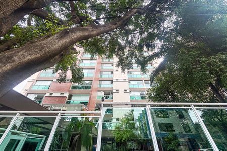 Studio para alugar com 33m², 1 quarto e 1 vagafachada do predio