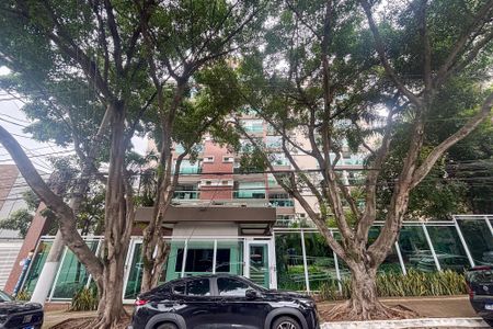 Studio para alugar com 33m², 1 quarto e 1 vagafachada do predio