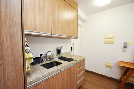 Studio para alugar com 33m², 1 quarto e 1 vagacozinha