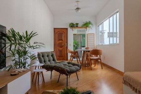 Sala  de apartamento à venda com 1 quarto, 61m² em Botafogo, Rio de Janeiro