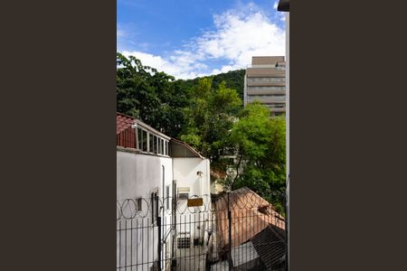 Vista da sala  de apartamento à venda com 1 quarto, 61m² em Botafogo, Rio de Janeiro