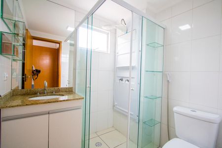 Apartamento para alugar com 90m², 3 quartos e 2 vagas Apartamento para alugar com 90m², 3 quartos e 2 vagasBanheiro do quarto 1