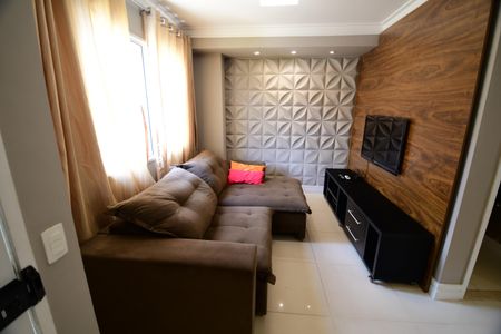 Sala de casa de condomínio para alugar com 3 quartos, 85m² em Parque Imperador, Campinas