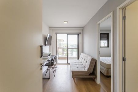 Sala/Cozinha de apartamento para alugar com 1 quarto, 30m² em Moema, São Paulo