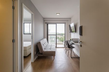 Sala/Cozinha de apartamento para alugar com 1 quarto, 30m² em Moema, São Paulo