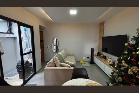 Sala - Sala de Jantar  de apartamento à venda com 2 quartos, 44m² em Vila Scarpelli, Santo André
