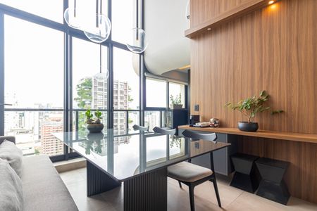 Apartamento para alugar com 95m², 2 quartos e 2 vagasSala de Jantar