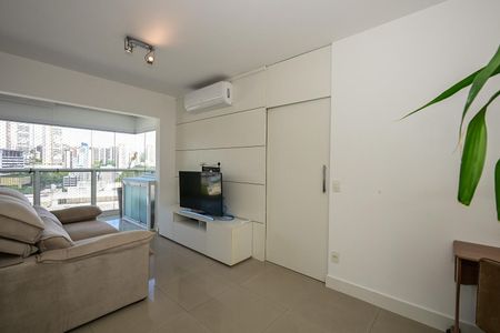 Sala de apartamento à venda com 1 quarto, 49m² em Vila Andrade, São Paulo