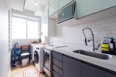 Apartamento à venda com 41m², 2 quartos e sem vagaCozinha e área de serviço