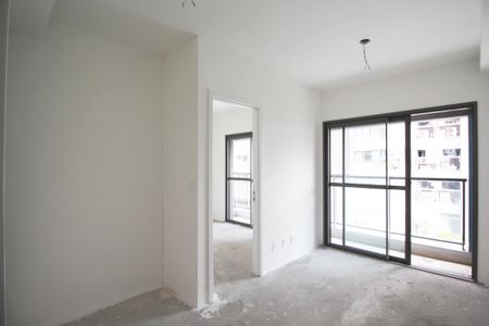 Sala de apartamento à venda com 1 quarto, 35m² em Indianópolis, São Paulo