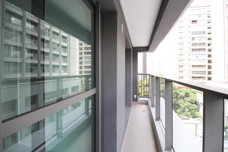 Varanda de apartamento à venda com 1 quarto, 35m² em Indianópolis, São Paulo