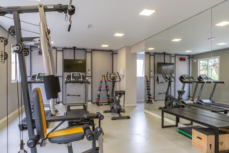 Apartamento para alugar com 34m², 2 quartos e sem vaga Apartamento para alugar com 34m², 2 quartos e sem vagaÁrea comum - Academia