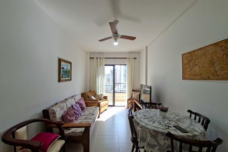 Sala de apartamento para alugar com 1 quarto, 51m² em Vila Tupi, Praia Grande