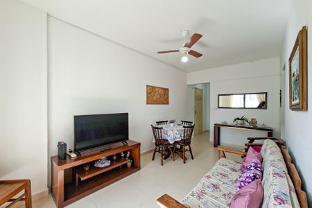 Sala de apartamento para alugar com 1 quarto, 51m² em Vila Tupi, Praia Grande