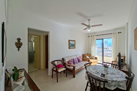 Sala de apartamento para alugar com 1 quarto, 51m² em Vila Tupi, Praia Grande