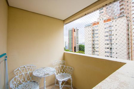 Varanda da sala de apartamento à venda com 4 quartos, 124m² em Jardim, Santo André