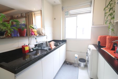 Cozinha de apartamento à venda com 2 quartos, 40m² em Rondônia, Novo Hamburgo