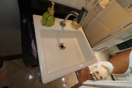 Casa de condomínio à venda com 132m², 3 quartos e 2 vagasLavabo - Pia