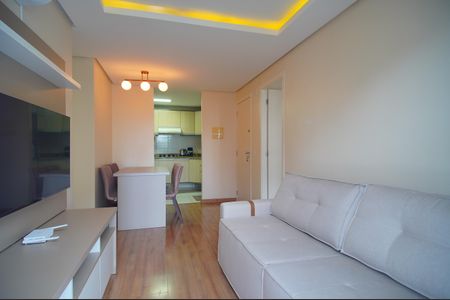 sala de apartamento para alugar com 2 quartos, 48m² em Santos Dumont, São Leopoldo