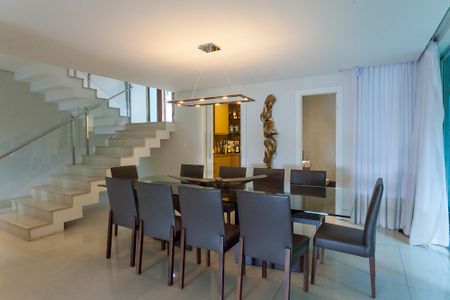 Sala de Jantar de casa de condomínio à venda com 4 quartos, 466m² em A Definir Em Campo, Nova Lima