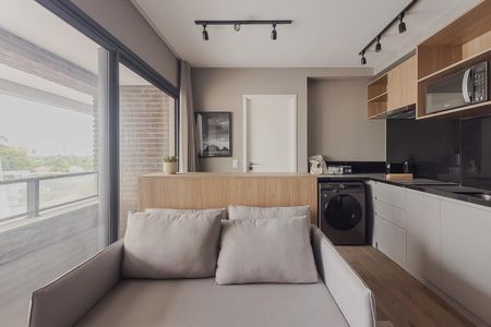 Sala de apartamento para alugar com 1 quarto, 38m² em Jardins, São Paulo