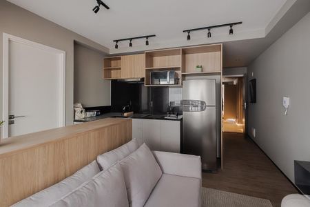 Sala de apartamento para alugar com 1 quarto, 38m² em Jardins, São Paulo