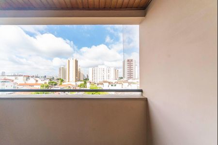 Varanda da Sala de apartamento para alugar com 3 quartos, 74m² em Vila Valparaíso, Santo André