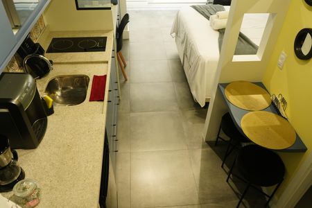 Studio à venda com 24m², 1 quarto e sem vagaCozinha