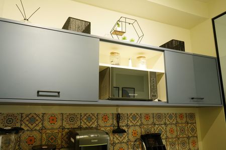Cozinha - Armários de kitnet/studio à venda com 1 quarto, 24m² em Tatuapé, São Paulo
